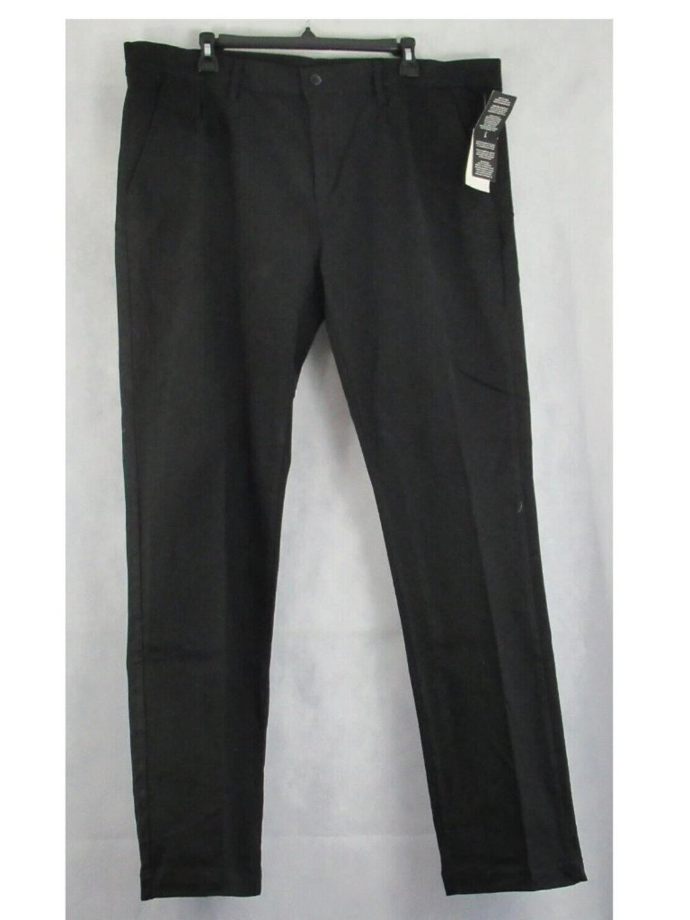 And Now This Men's Pleated Chino Pants, Black, Size 38 / 38x32